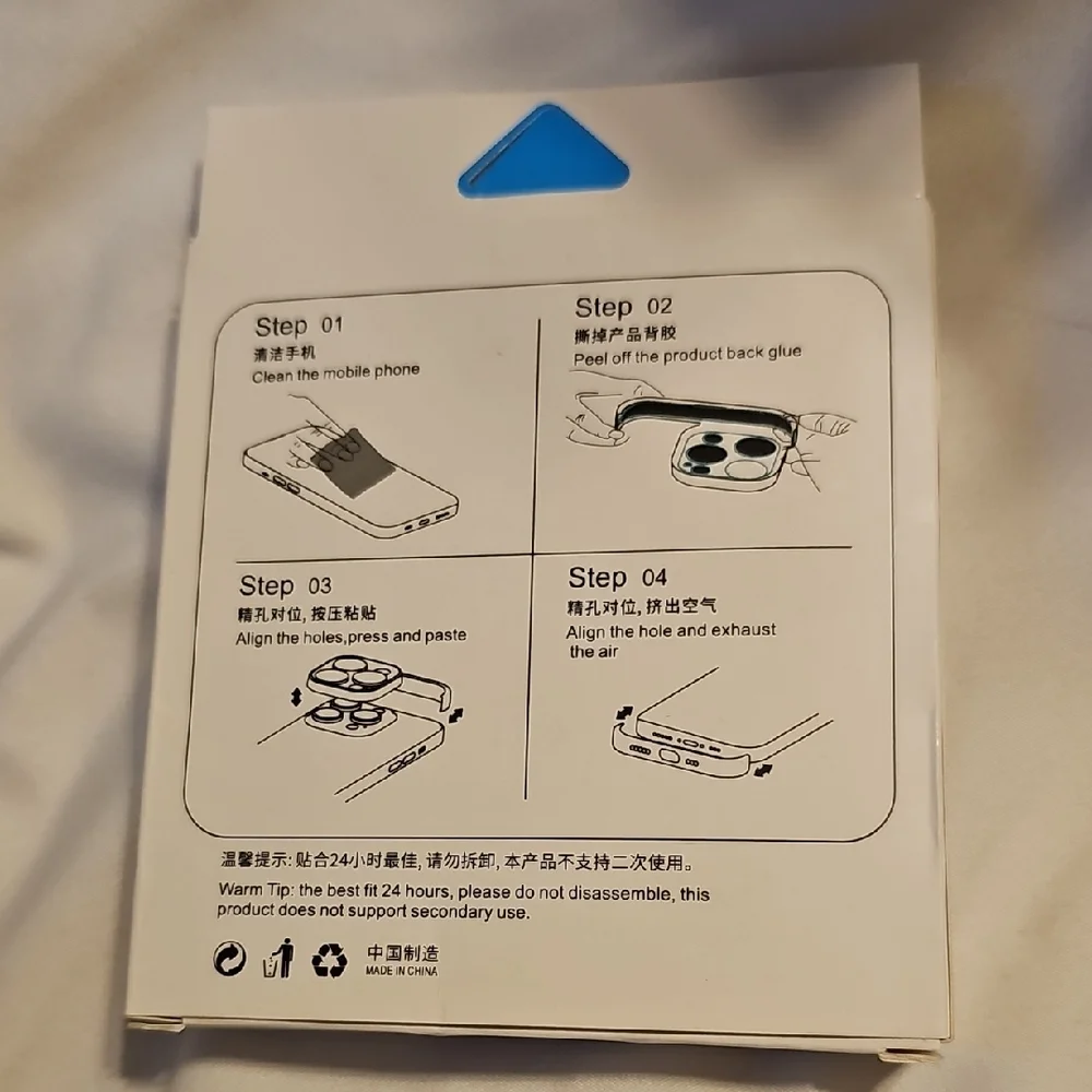 iPhone 13 Pro Max Camera Lens Protector with Silicone Bumper